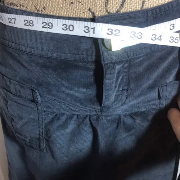 Athleta Gray Corduroy A-Line Skirt 4 Pockets Sz 4 - Picture 4 of 7